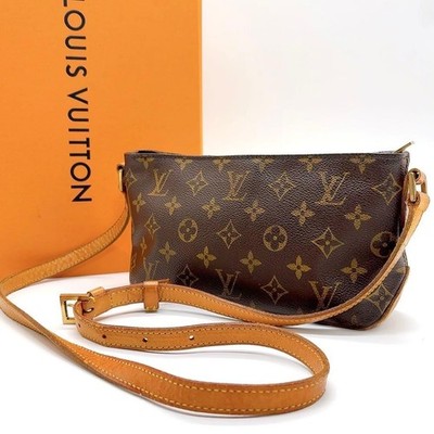 LOUIS VUITTON Bag: Trotter Monogram Brown W25H11.5D4.5cm w/o accessories;--
