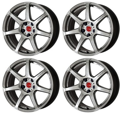 WORK EMOTION T7R Wheels 18x8.5J+38 5x114.3 GlimSilver(GTS) [Set of 4]