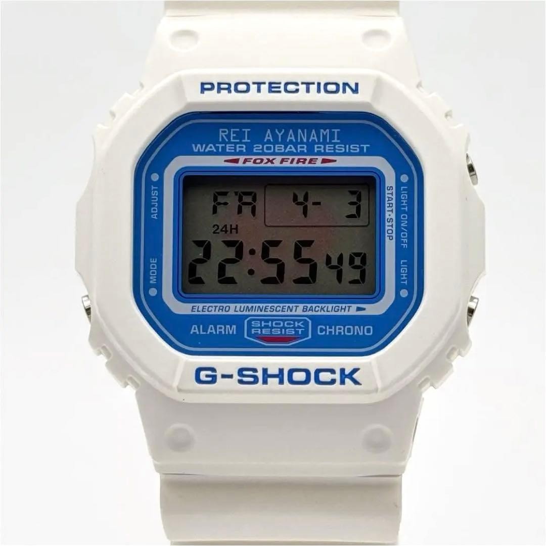 CASIO G SHOCK DW-5600V Rei Ayanami Evangelion Limited Digital 