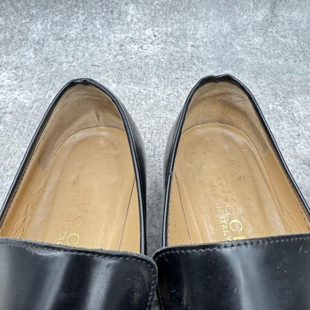 GUCCI Women's Loafers Horsebit Leather Black EU37.5/US7.5 120235c thumbnail 9