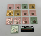 Lot of 13 1919-S Lincoln "Wheat" Cent Almost Uncirculated Coins in Paper