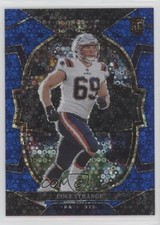 2022 Panini Select Concourse Blue Disco Prizm 25/25 Cole Strange #91 0vs5