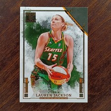 2025 Panini Impeccable WNBA #22 Lauren Jackson GOLD /25