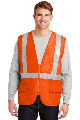 CornerStone Unisex ANSI 107 Class 2 Mesh Back Safety XX-Large, Orange