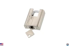 J45S Heavy-Duty Keyed Padlock - Stainless Steel, Waterproof, Rustproof, 3 Keys
