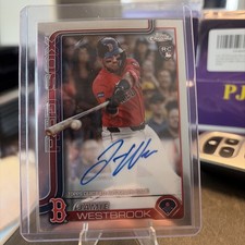 2025 Topps Chrome Update Series - Autographs Jamie Westbrook #RA-JWE (AU, RC)