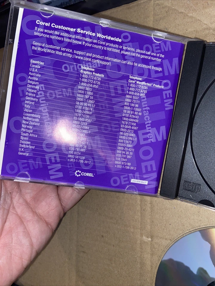 CD-ROM Corel WORDPERFECT 8 Suite IBM PC Computer Software QUATTRO PRO Office - Image 3 of 4