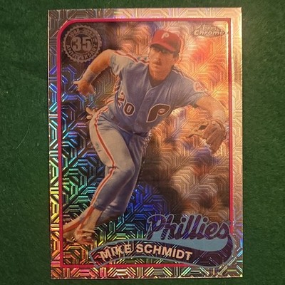 Topps 2024 Chrome Mike Schmidt Philadelphia Phillies 1989 Silver Pack #T89C-97