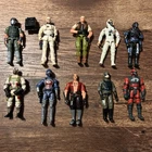 VTG Gi Joe Figure Lot Of 10 Viper Snake Eyes Storm Shadow Duke Others See Notes