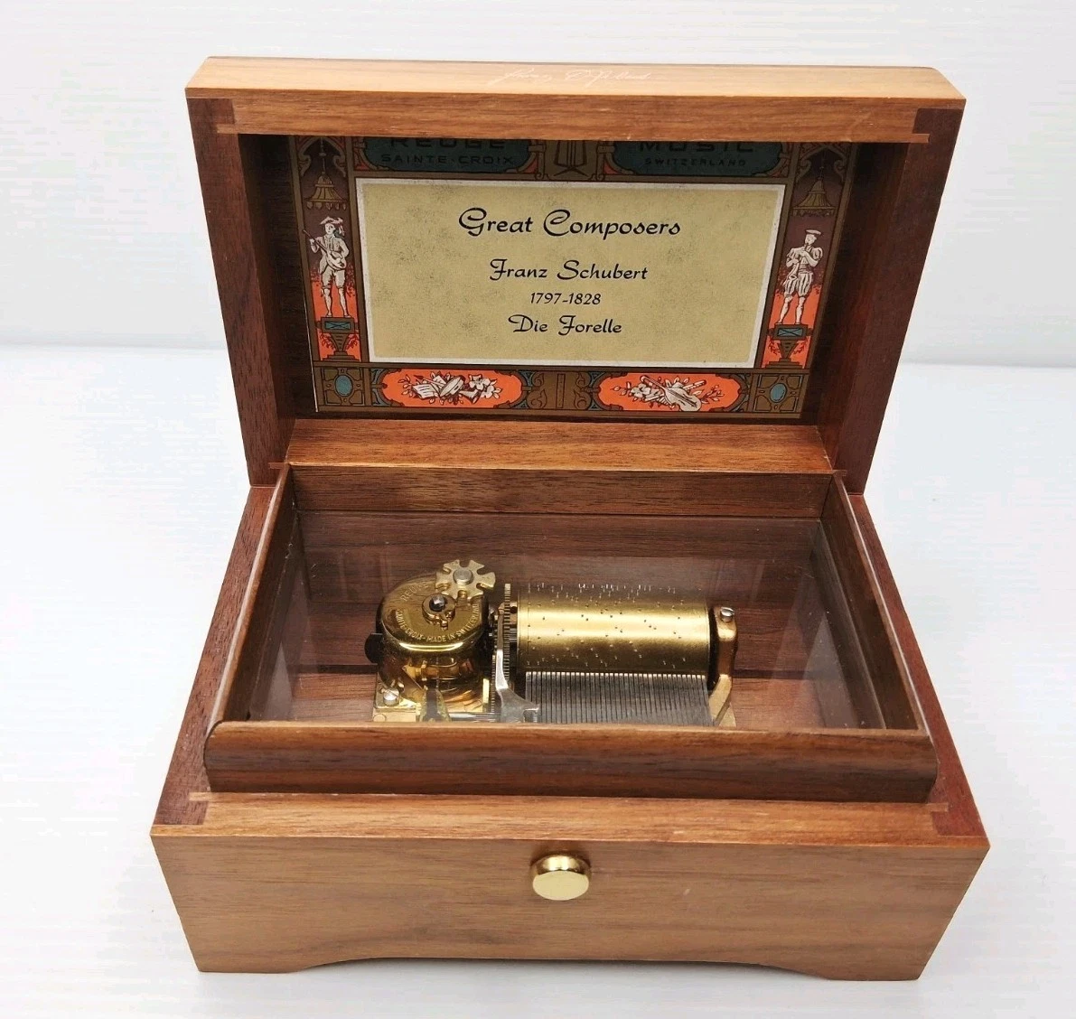 Reuge Sainte Croix In Collectible Music Boxes (1940-1970) for sale
