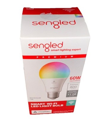 Sengled LED Smart Wi Light Bulb Multicolor Works with Alexa 60W 800 Lumens New