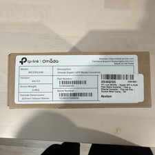 TP-Link MC220L Gigabit Ethernet SFP Media Converter