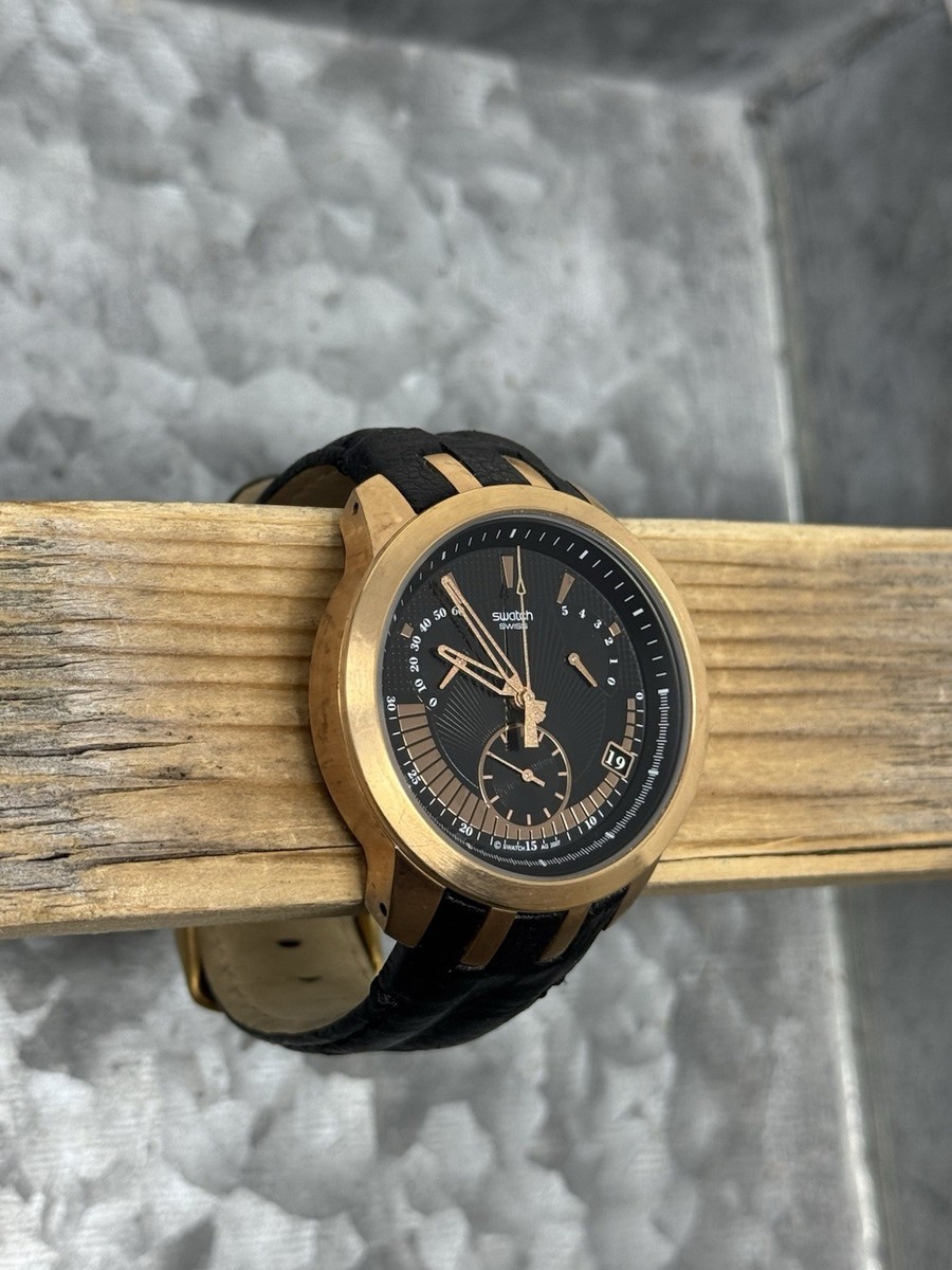 Swatch Irony Retrograde Chrono Serious Affair, 42mm Watch w/Band
