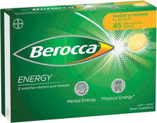 Energy Vitamin B & C Mango & Orange Flavour E...