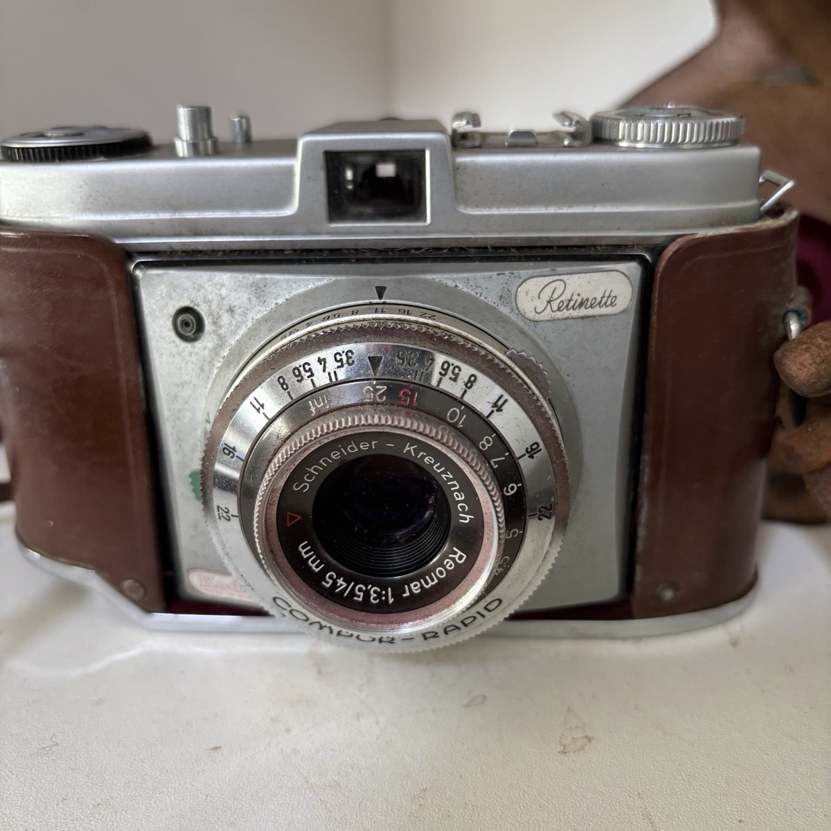 Vintage Kodak Retinette Camera W/ 3.5 45mm Schneider