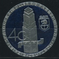 Germany Springer & Möller Paint Factory 40th Anniversary Leipzig-Leutzsch Seal