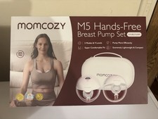 Momcozy M5 Double Wearable Breast Pump, 9-Levels, White