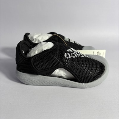 Adidas Altaventure 2.0 Infants/Boys Size 8K Black Hook & Loop Slip On Shoes NEW