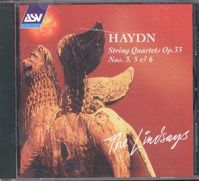 CDDCA938 Lindsays Hayn - String Quartets Op. 33 - Nos. 3, 5 & 6 CD UK Asv 1996