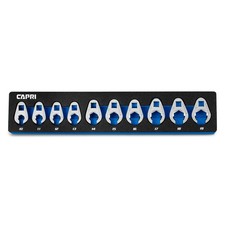 Capri Tools 38 In. Drive Flare Nut Crowfoot Wrench Set 6-pt Metric 10-piece Capri Tools 38 In. Drive Flare Nut Crowfoot Wrench Set 6-pt Metric 10-piece