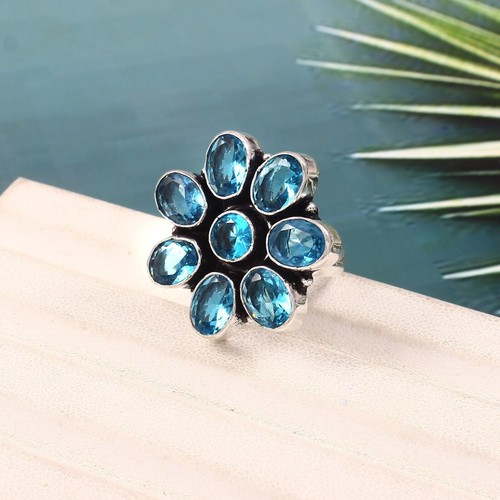 Anello Natura color quarzo fumè in argento 925 e pietre naturali - collezione Natura | Adami Gioielli