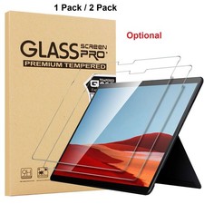 1 / 2 Tempered Glass Screen Protector For Microsoft Surface Pro 11/10/9/8/X/7/6