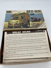 Vintage 1969 Revell VW Bus Panel Van Bed Bug 1/25 scale Car Model Kit