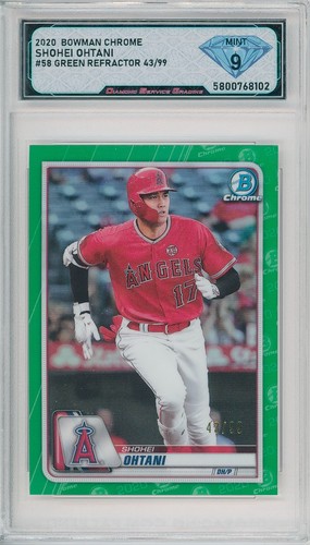 2020 Bowman Chrome #58 Shohei Ohtani Angels