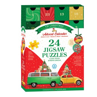 Vw Christmas - Puzzle Advent Calendar | Spiel | 0628136660624-image