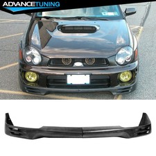 Fits 02-03 Subaru Impreza Wrx Sti Jdm V2 Style Pu Front Bumper Lip Splitter Kit
