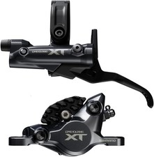 Shimano Deore XT M8200 Disc Brake and Lever - Left/Front, Post Mount, 2-Piston