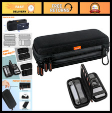 Double-Layer Hard Shell Travel Case - Electronics Organizer with Multiple Pocket