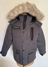 Canada Weather Gear Boys Full-Zip Winter Coat Detachable Hood Size L 14/16