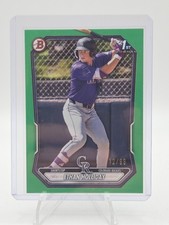 Ethan Holliday 2026 Bowman 1st Bowman Paper Green /99 BP-1 Rockies 