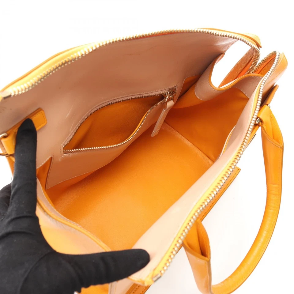 Bolso de Hombro Roger Vivier Bolso de Mano Cuero Naranja Usado Mujer Bandolera Foto 3 de 4
