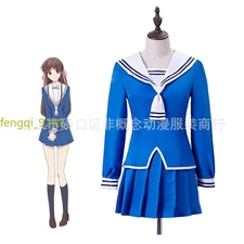 Woman's costume Fruits Tohru Sailor Suit Cosplay Costume Blue Uniform Halloween