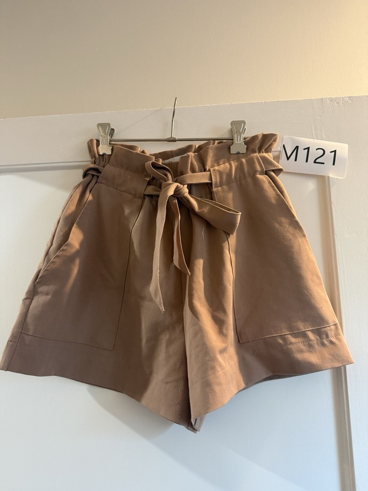 Myth Conception Size S Small High Waisted Shorts Wide Legs Belted 