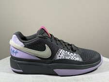 Nike Ja 1 GS Morant Kids Basketball Shoes Grey/Purple DX2294-002 Youth 6Y