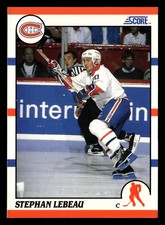 1990-91 Score - Stephan Lebeau #262 (RC)