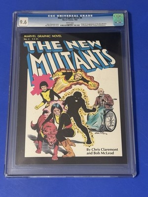 Marvel Graphic Novel #4 CGC 9.6 1st Appearance New Mutants Wolfsbane Comic 1982