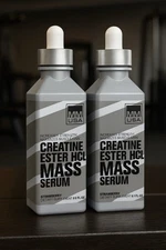 2 PACK - MMUSA Creatine Ester HCL Mass Serum STRAWBERRY 5.1oz / EXP: 12/2026