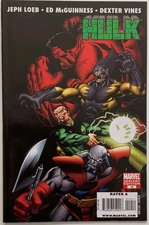 Hulk #10 Variant  Cover Marvel Comics 2009 Direct Edition VF/NM Sleeve & Board