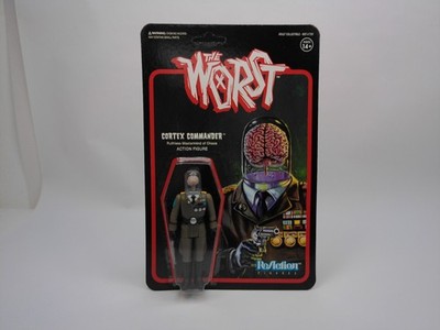 SUPER7 THE WORST REACTION ACTION FIGURE CORTEX COMMANDER BROWN SUIT NEW