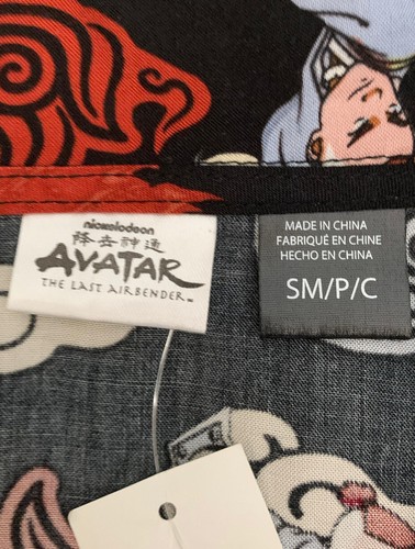 Avatar The Last Airbender Shirt Größe Small Allover Print gewebt neu mit Etikett - Bild 3 von 8