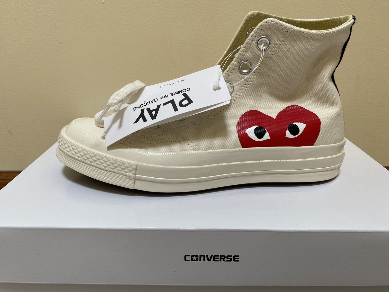 converse comme des garcons ebay