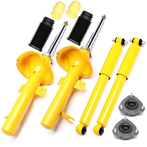 4 TA Technix Sport-StoßDäMpfer Vorne Hinten + Domlager Staubkappen Ford Focus 1-image