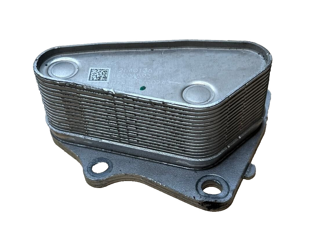 GM Chevrolet Engine Oil Cooler Assembly 12640136 Replaced By 