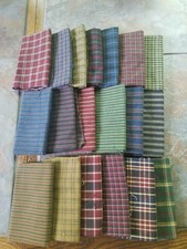1/4 Yard 9" x 45" Homespun Fabric various Colors Designs You Choose