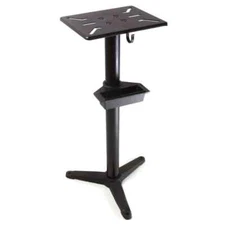 Cast Iron Bench Grinder Pedestal Stand with Water Pot Heavy-Duty Universal