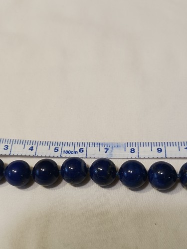 Estate 14k Lapis & 14k Spacers 20" Necklace - Picture 3 of 16